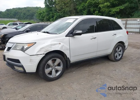 2011 Acura Mdx Technology Package из США, поврежденный, VIN 2HNYD2H41BH511316